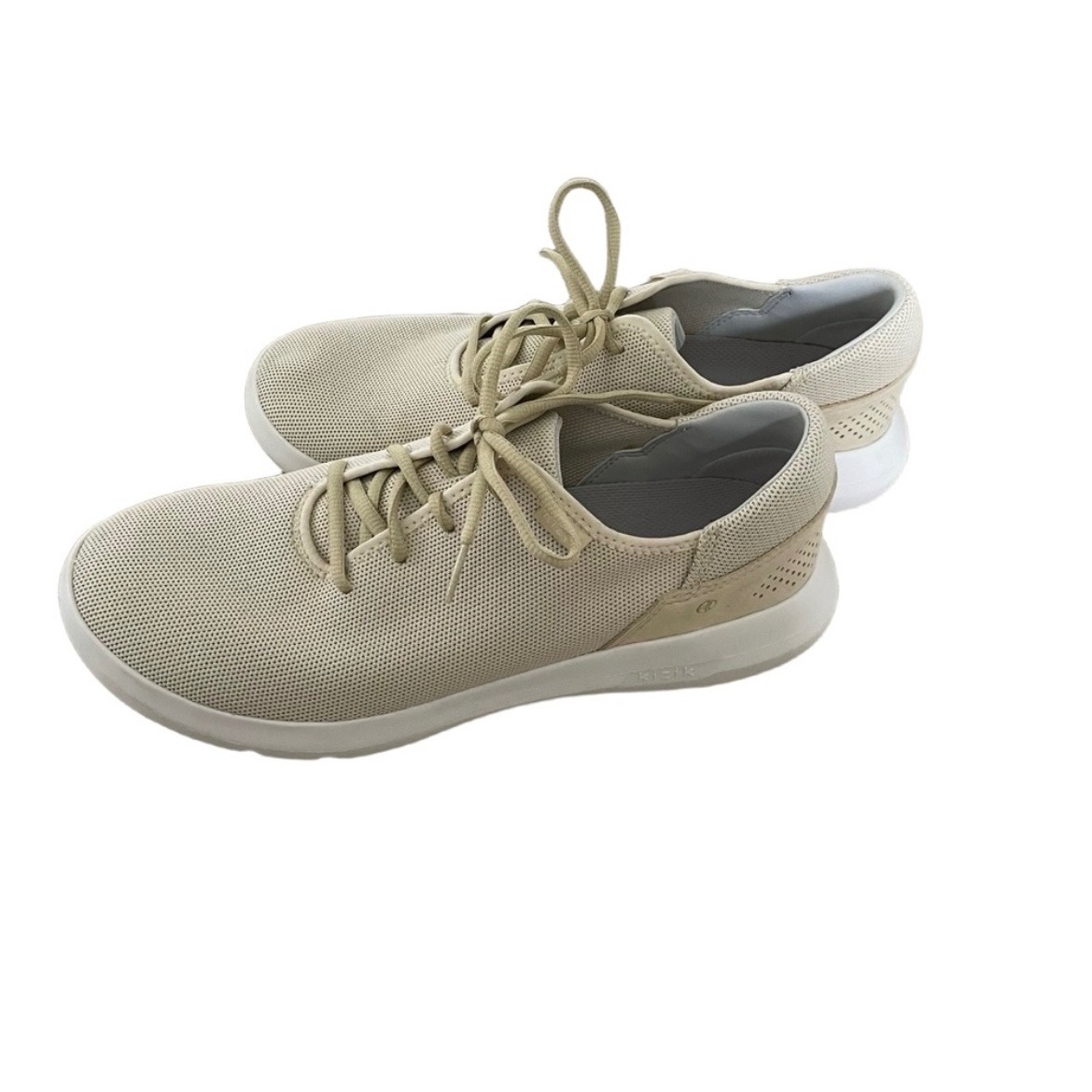 Kizik Beige Mesh Slip On Sneakers Women's Size 12 Athletic Shoes